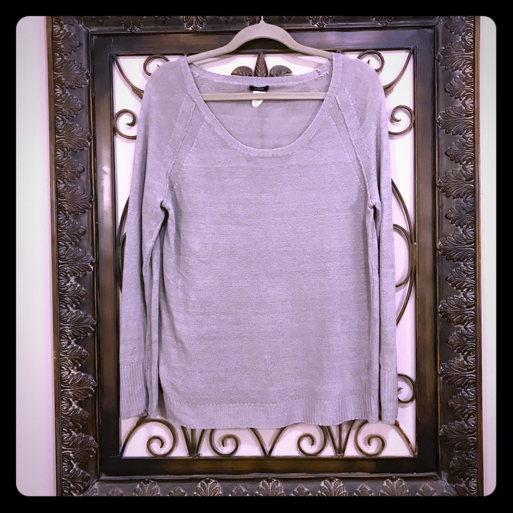 J. Crew linen sweater